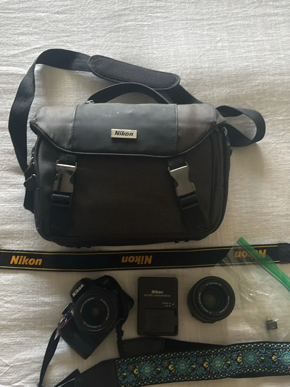 Nikon D3300 camera with Nikon Accessories - Black